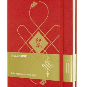 Moleskine Limited Edition Chinese New Year Notebook, Large, Ruled,Rat (5 x 8.25) Clearance