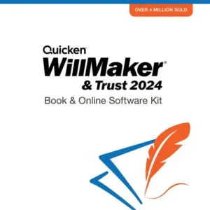 Quicken Willmaker & Trust 2024: Book & Online Software Kit Top Rated