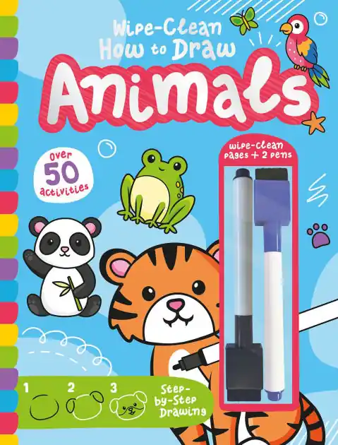 Wipe-Clean How to Draw Animals Grab Now