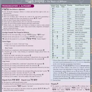 Hebrew Grammar: QuickStudy Laminated Reference Guide Bulk Order