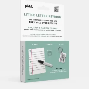 While Supplies Last Little Letter Shrink Keyring Kit