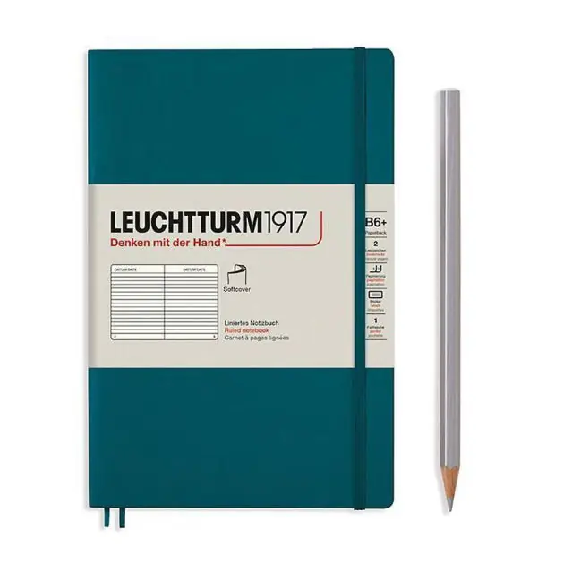 Wholesale Leuchtturm Pacific Green Softcover Ruled Journal