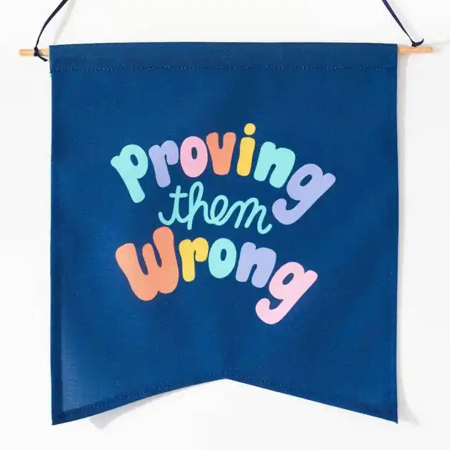 Proving Them Wrong Canvas Wall Hanging Free Shipping