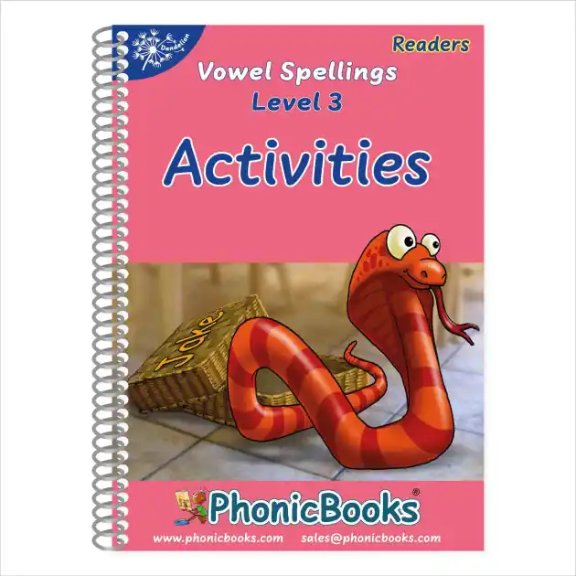 Instant Buy Phonic Books Dandelion Readers Vowel Spellings Level 3 Activities: Activities Accompanying Dandelion Readers Vowel Spellings Level 3 (Four to five alternative spellings for each vowel sound)