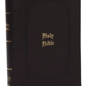 Mega Sale KJV Holy Bible: Giant Print Thinline Bible, Black Leathersoft, Red Letter, Comfort Print: King James Version (Vintage Series)