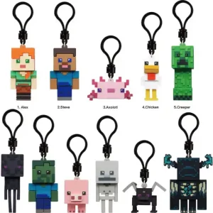 Flash Sale MINECRAFT S1 3D BAGCLIP
