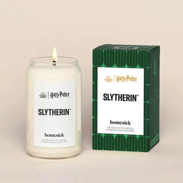 Seasonal Sale Harry Potter Slytherin Candle