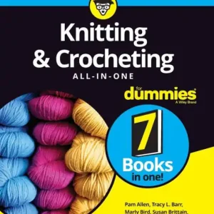 Knitting & Crocheting All-in-One For Dummies Free Shipping