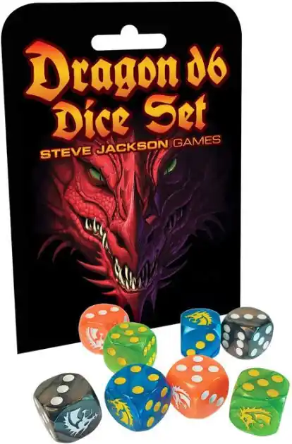Dragon D6 Dice Set Grab Now