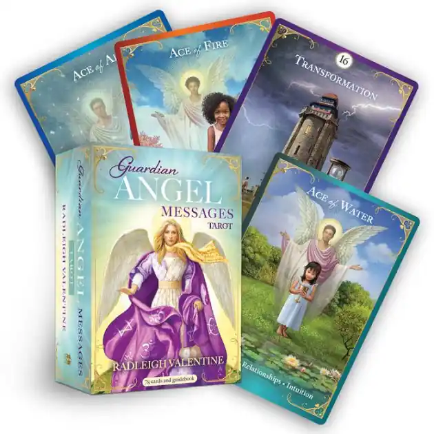 Free Delivery Guardian Angel Messages Tarot: A 78-Card Deck and Guidebook
